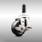 Service Caster 3 Inch 316SS Soft Rubber Wheel Swivel 3/4 Inch Expanding Stem Caster Brake SCC SCC-SS316EX20S314-SRS-TLB-34 - alternate 1